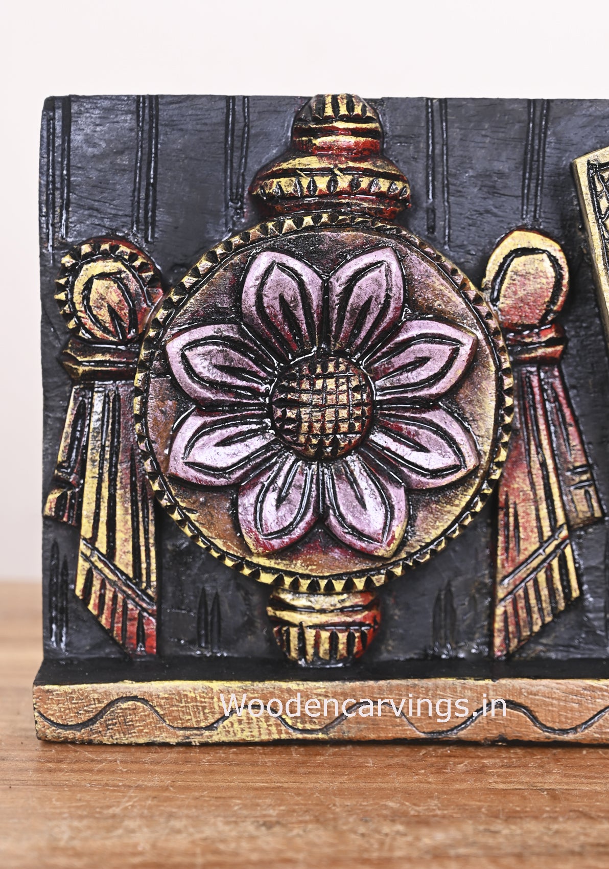 Chanku Nama Chakra Multicoloured Wooden Panel 15