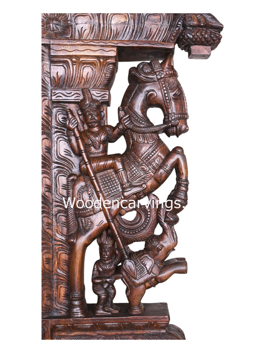 Powerful Horses wooden Brackets 30"
