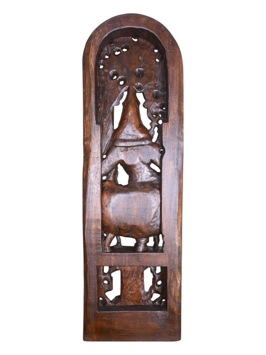 Lord Krishna Wooden Work 48"