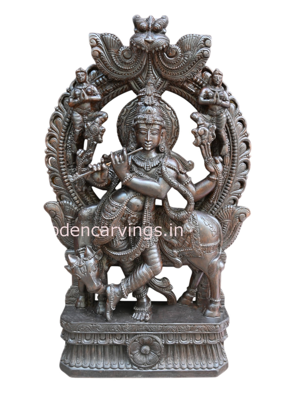 Shri Krishna wooden 