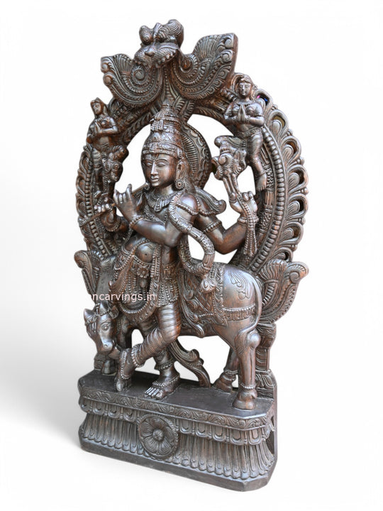 Shri Krishna wooden