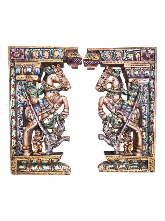  Horseback Wooden Brackets