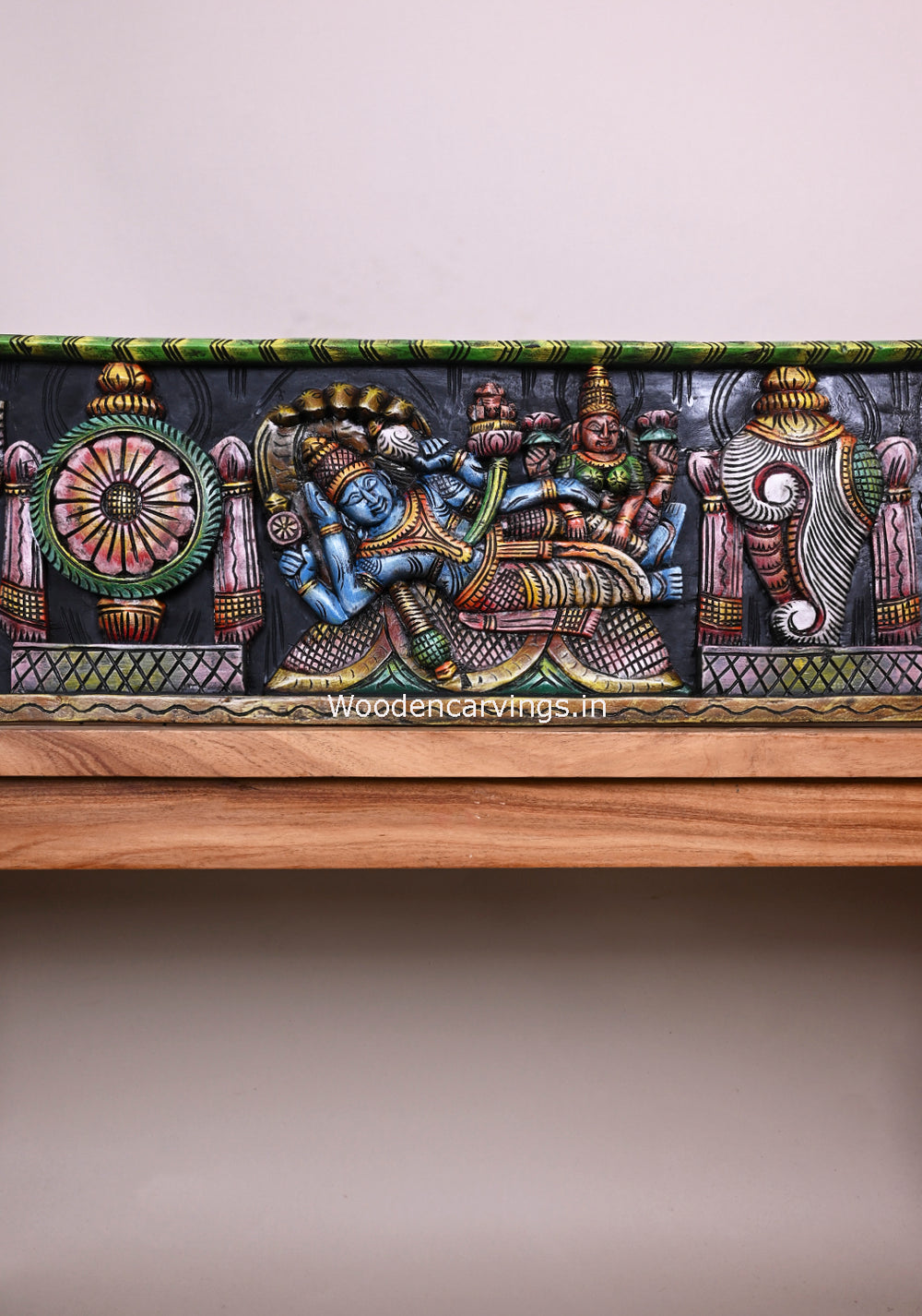 Ranganathar Wooden Wall Panel 