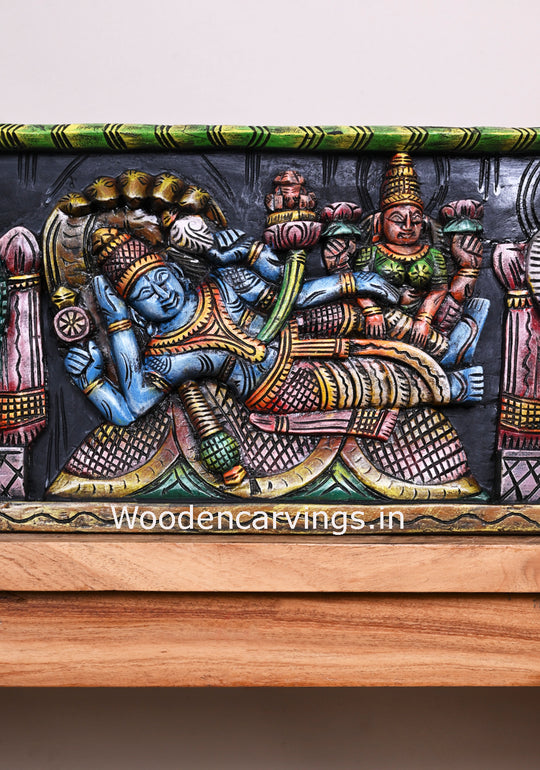 Ranganathar  in vaagai Wooden Wall Panel 48"
