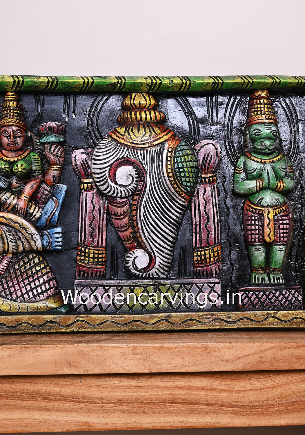 Ranganathar  in vaagai Wooden Wall Panel 48"