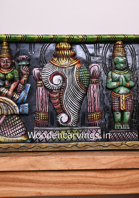 Ranganathar  in vaagai Wooden Wall Panel 48"