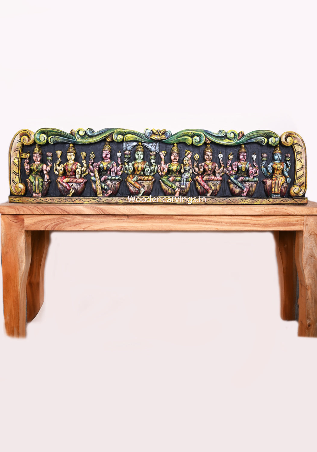  Ashta Lakshmi Wooden Panel