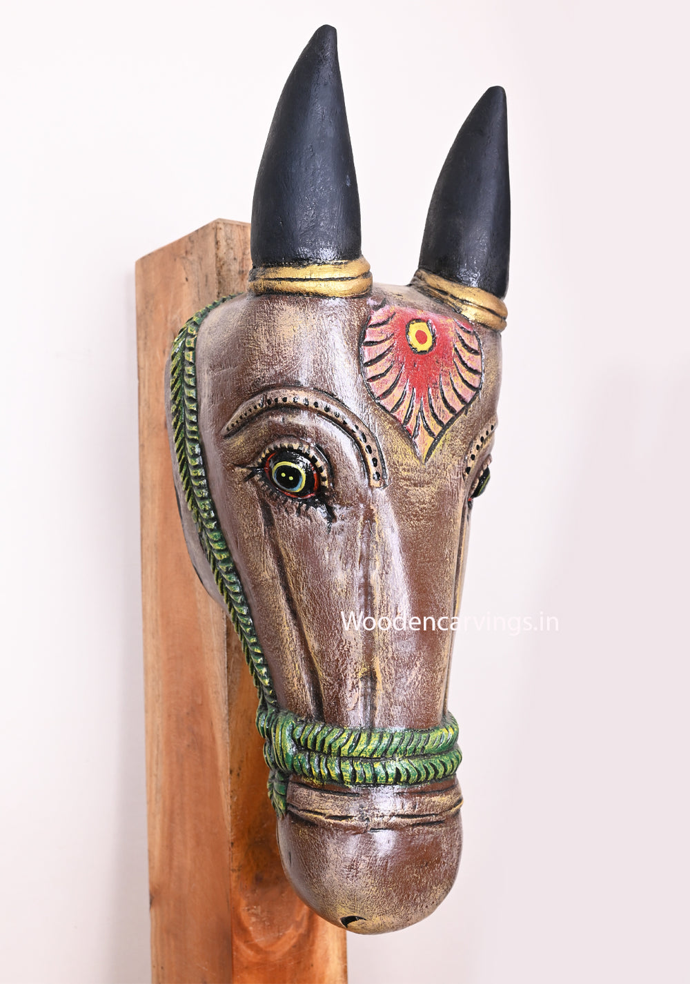  Wooden Cow Wall Mask 