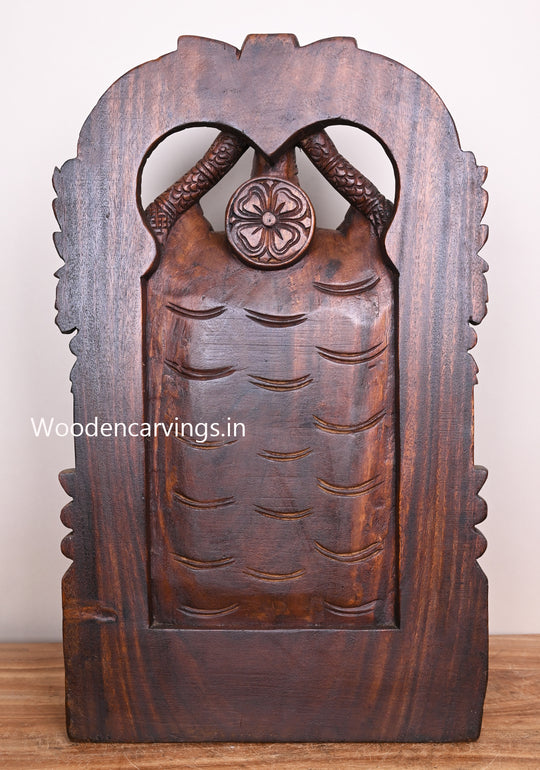 Wooden Handmade Lord Venkateshwara Balaji Standing Rare and Realistic Wooden Sculpture 24"