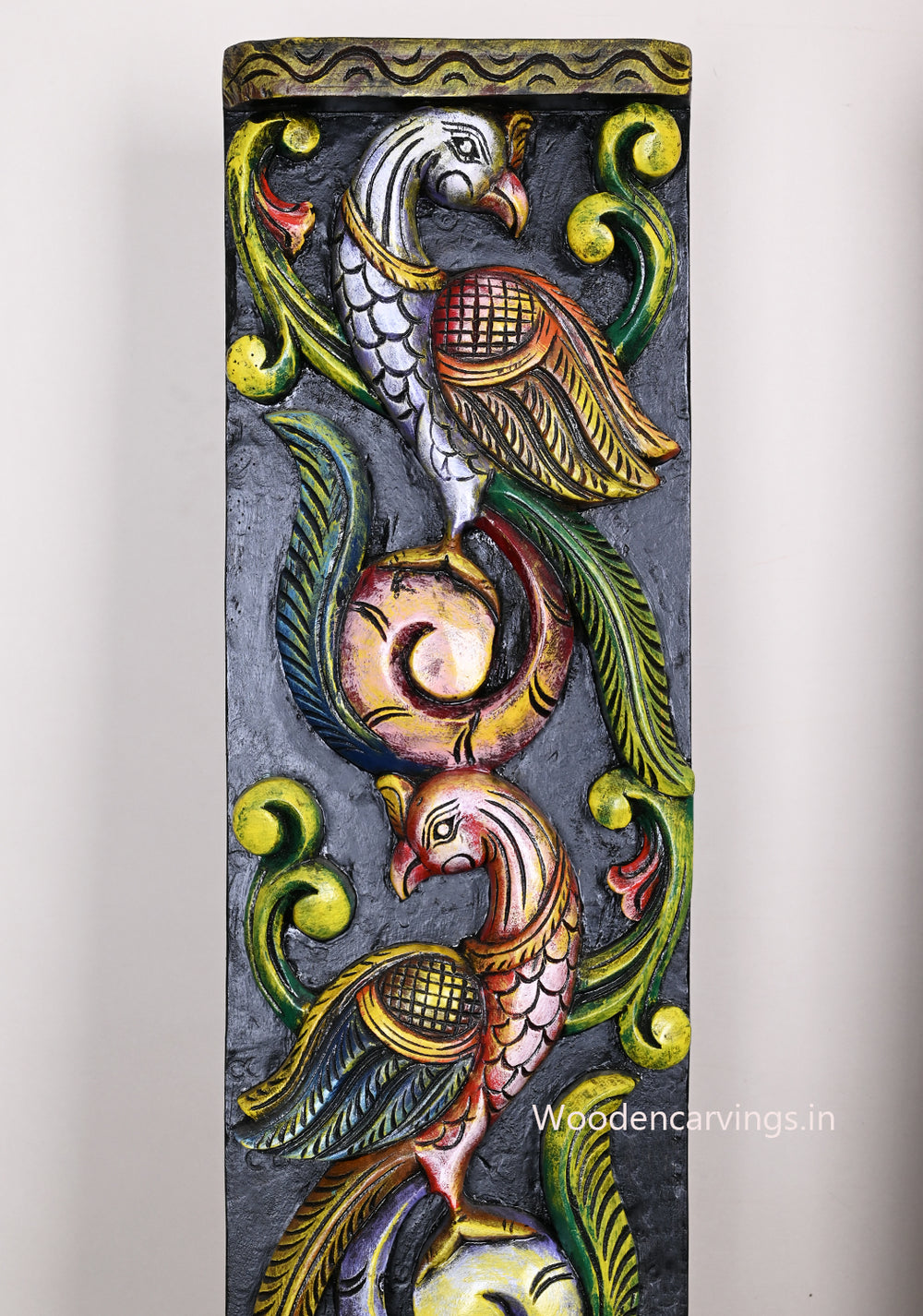 Peacock Wooden Wall Panel