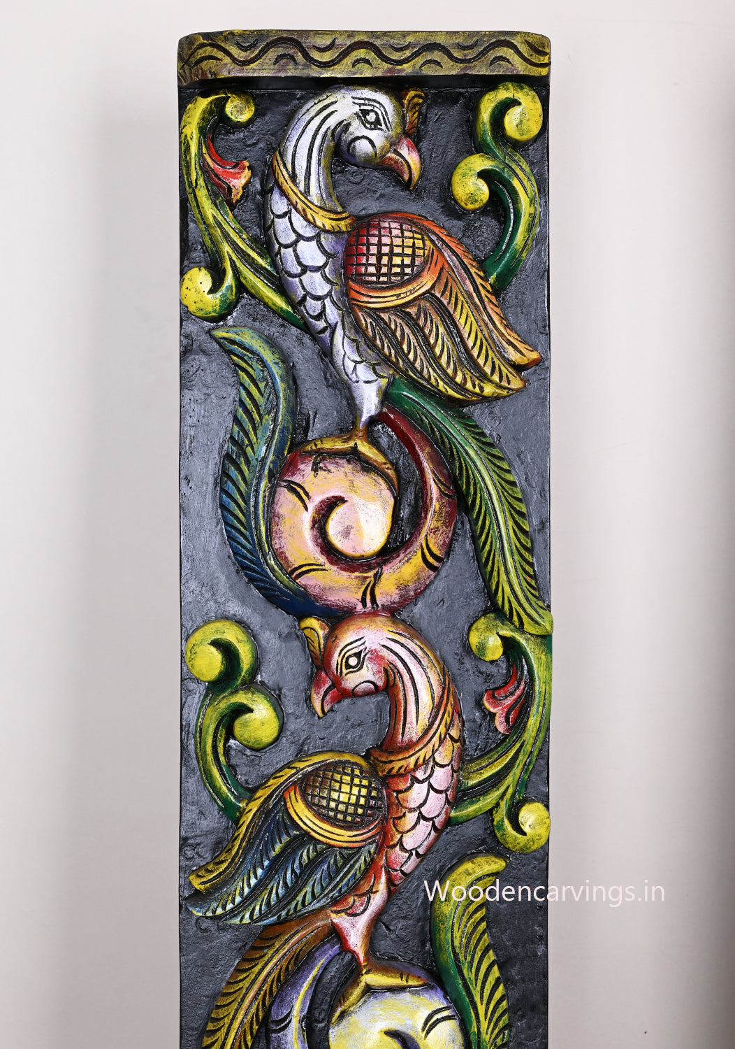 Peacock Wooden Wall Panel