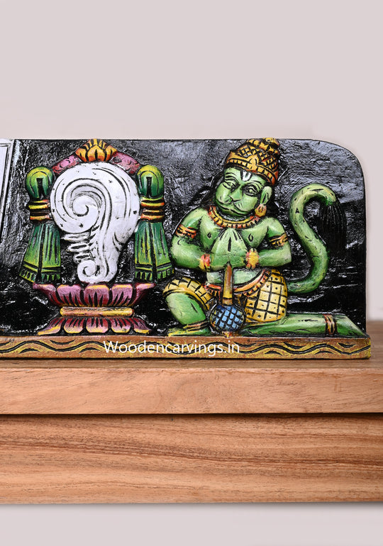 Hooks Fixed Entrance and Pooja Room Decoration Lord Balaji Thirunamam Hanuman and Garuda Wall Panel 24"