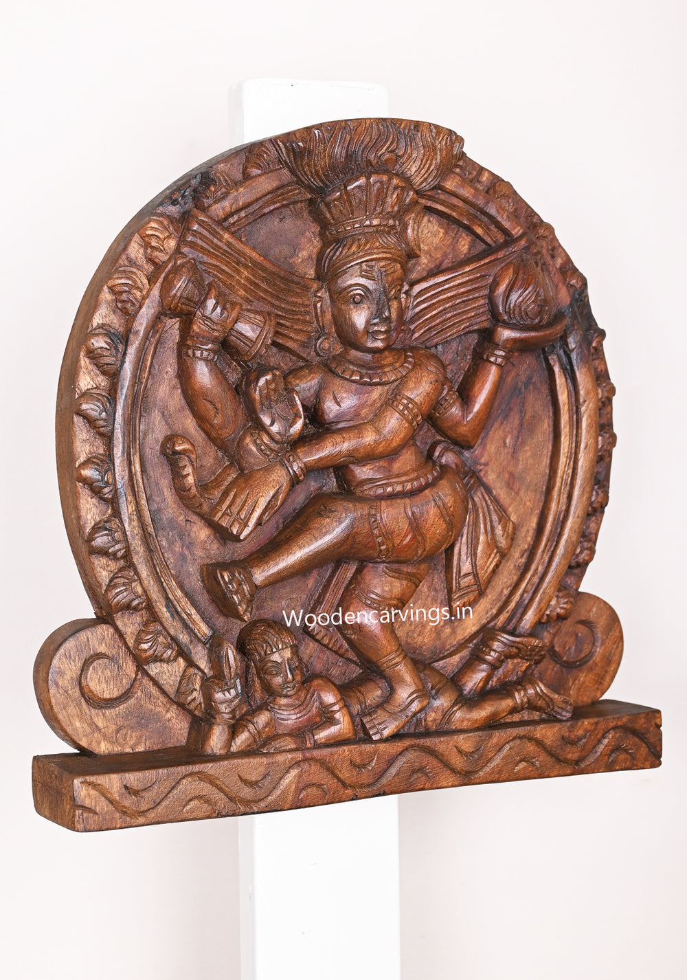 Nataraja Beautiful Wooden Wall Mount