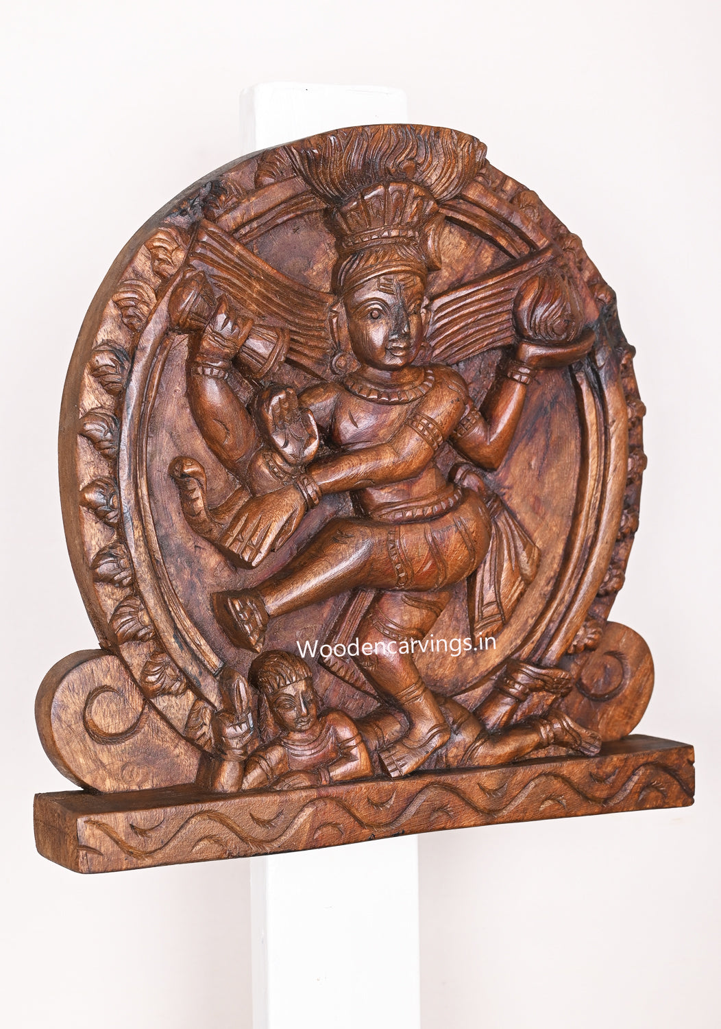 Nataraja Beautiful Wooden Wall Mount