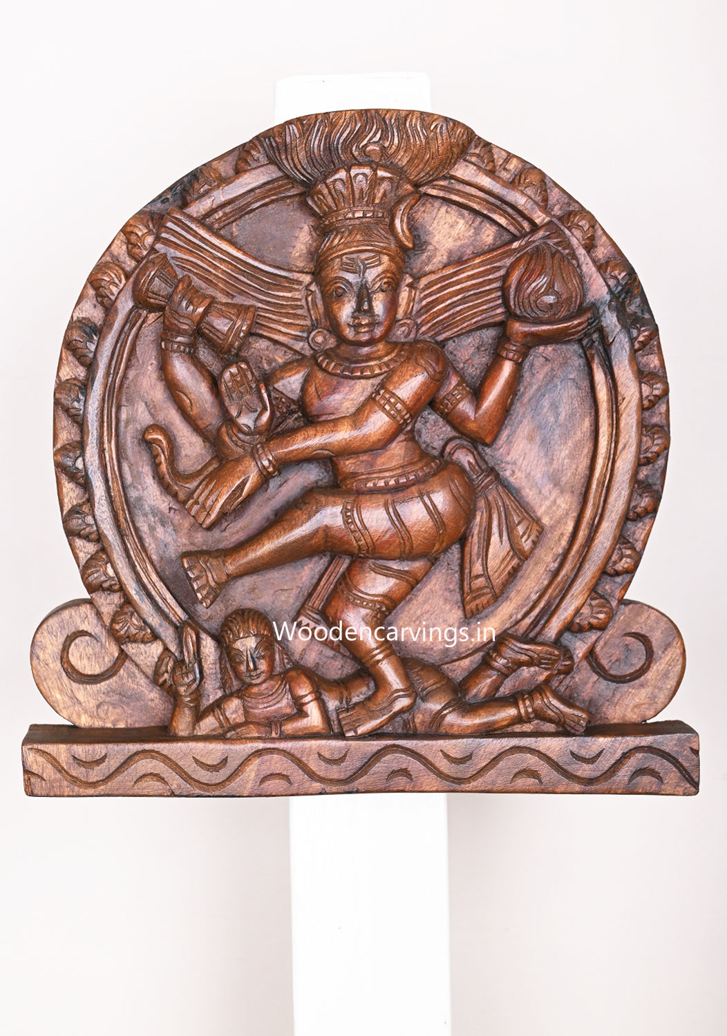 Nataraja Beautiful Wooden Wall Mount