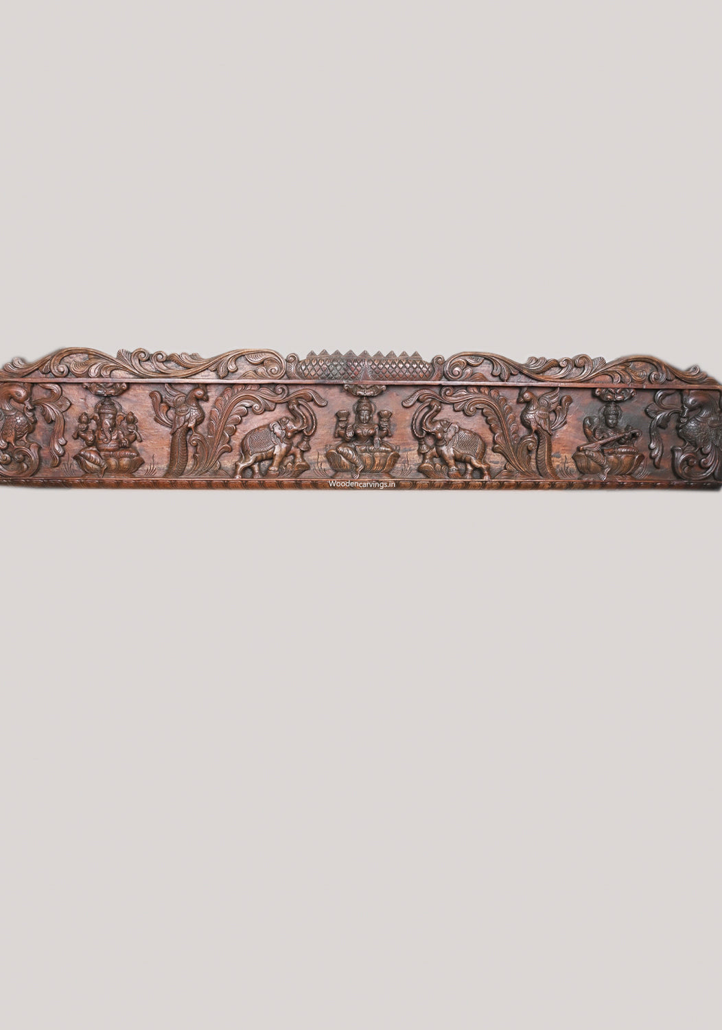 Rajarajeshwara GajaLakshmi Wooden Panel 79"