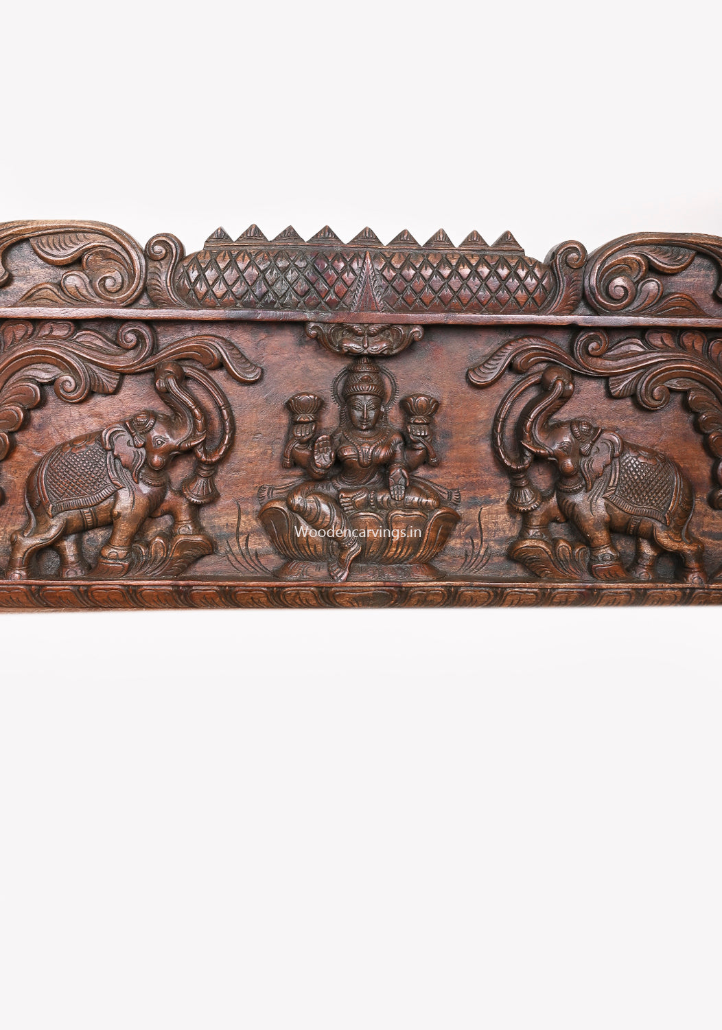 Rajarajeshwara GajaLakshmi Wooden Panel 79"