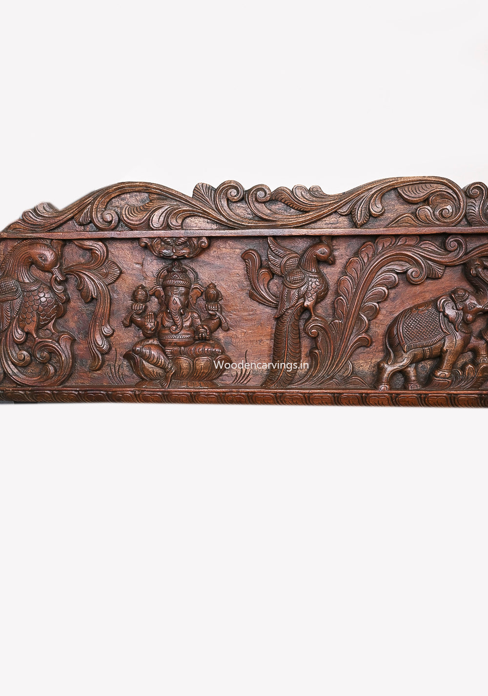 Rajarajeshwara GajaLakshmi Wooden Panel 79"