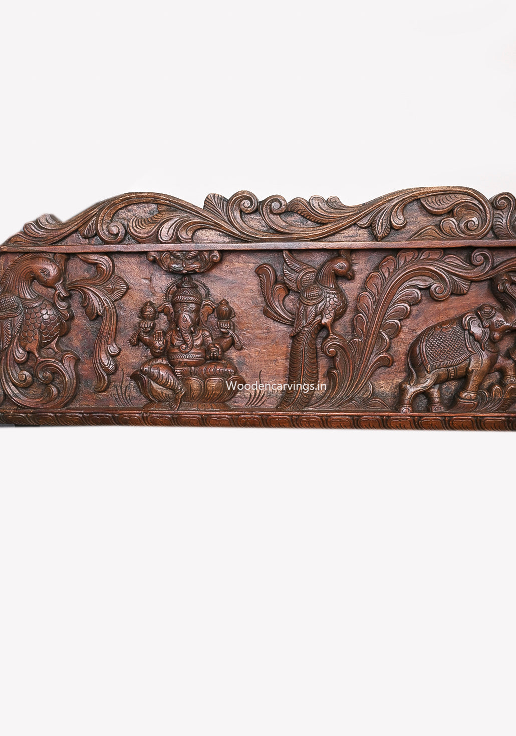 Rajarajeshwara GajaLakshmi Wooden Panel 79"