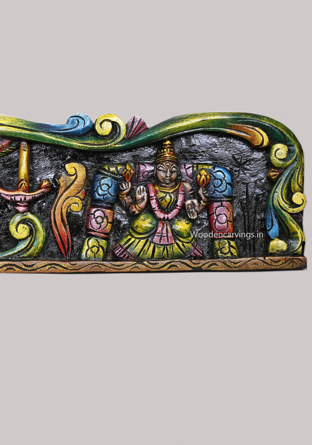 Vishnu Balaji wooden Wall Panel 