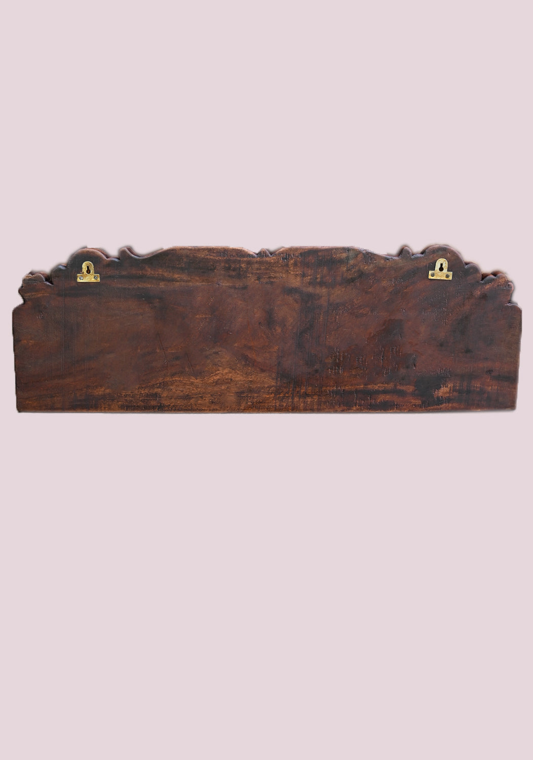 Wooden Lord Vishnu Thirunamam Wall Panel – Vaagai Wood 35.5"