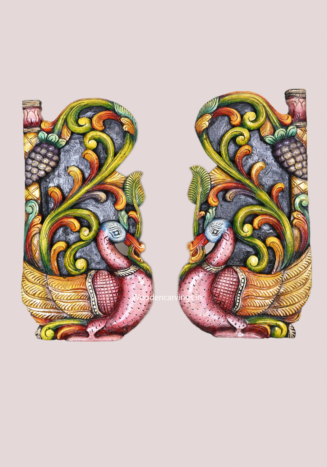  Wood Multicolored Annapakshi 
