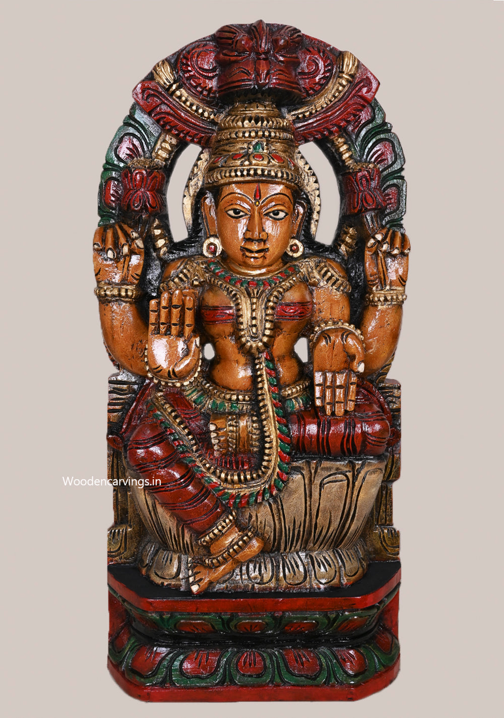  Sivagami MahaLakshmi wooden wall  