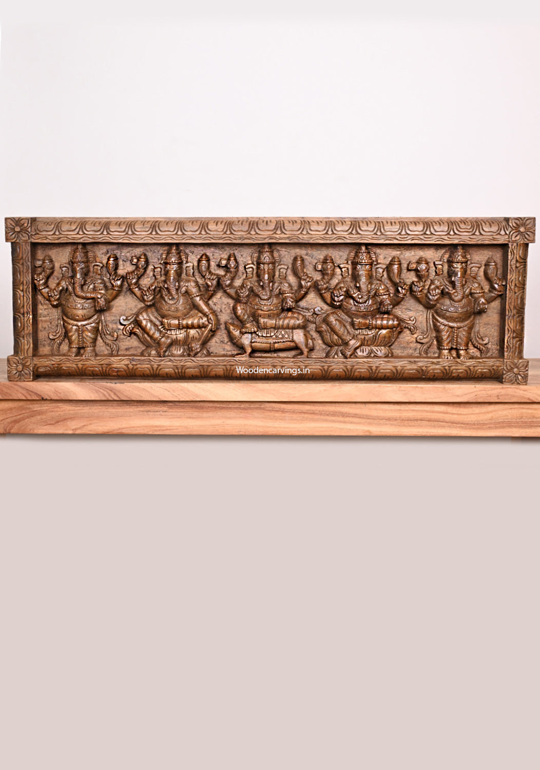 five different Ganapathy statue 