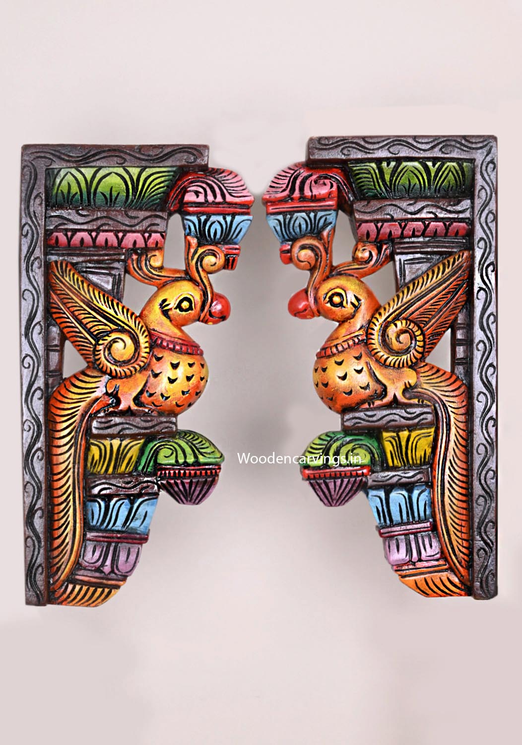 Wooden Vaagai Wall Brackets
