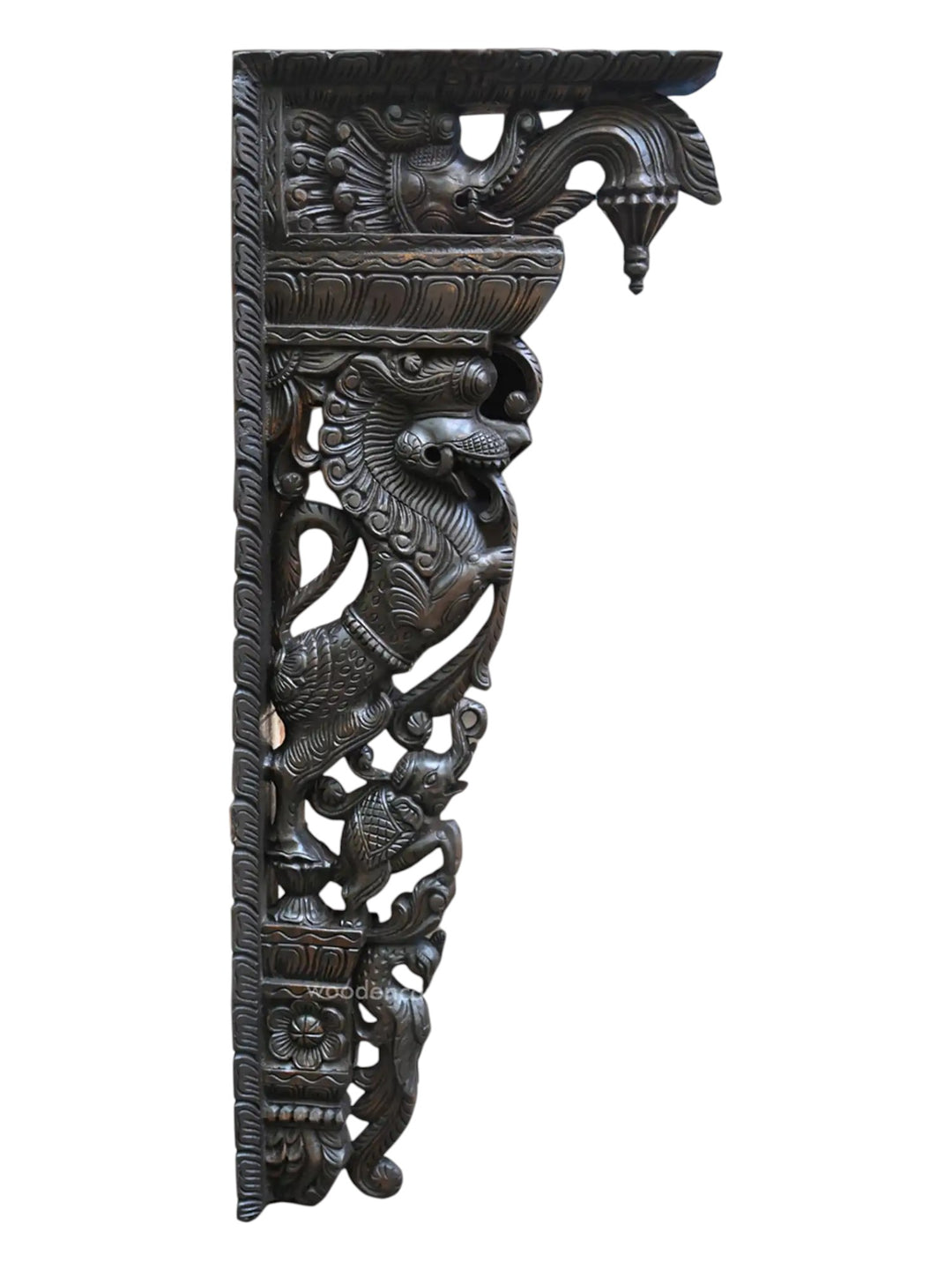 Wooden Wall Yaazhi Standing  Brackets 46"