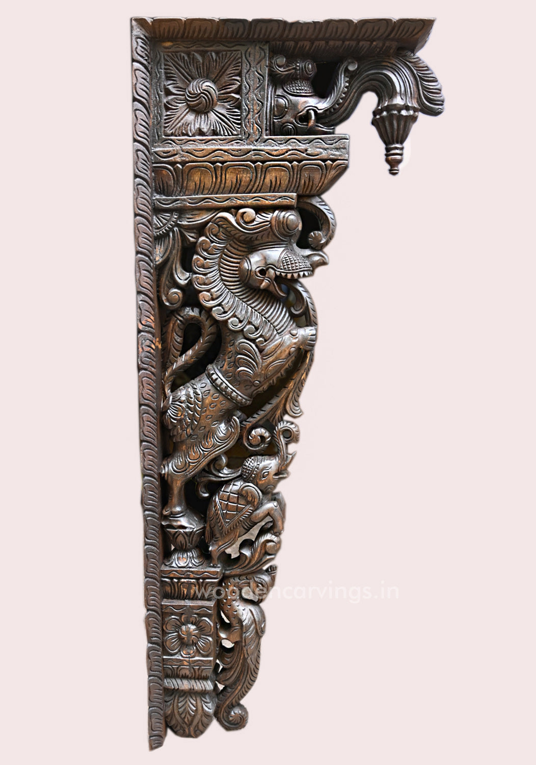 Wooden Yaazhi Wall Mount
