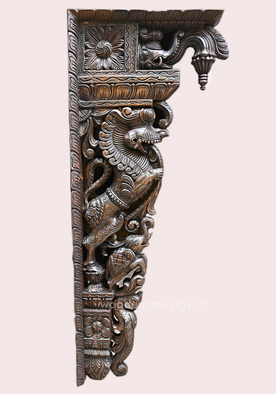 Wooden Yaazhi Wall Mount