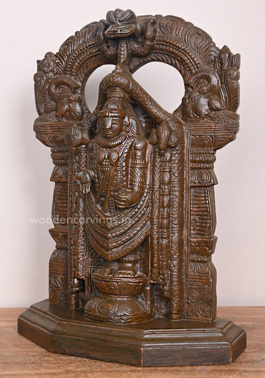 Balaji Light Weight Standing Wooden Sculpture 17"