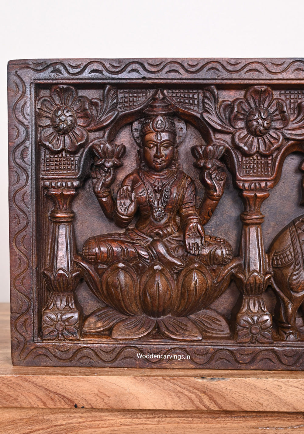 GANESHA wooden wall panel