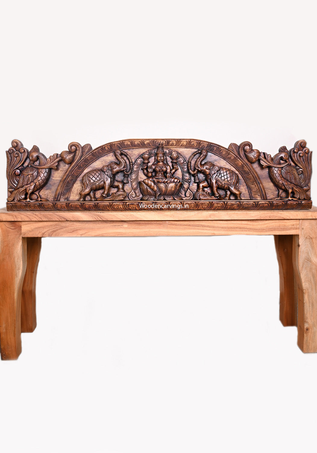 Gajalakshmi with Annapakshi Bird Wooden 