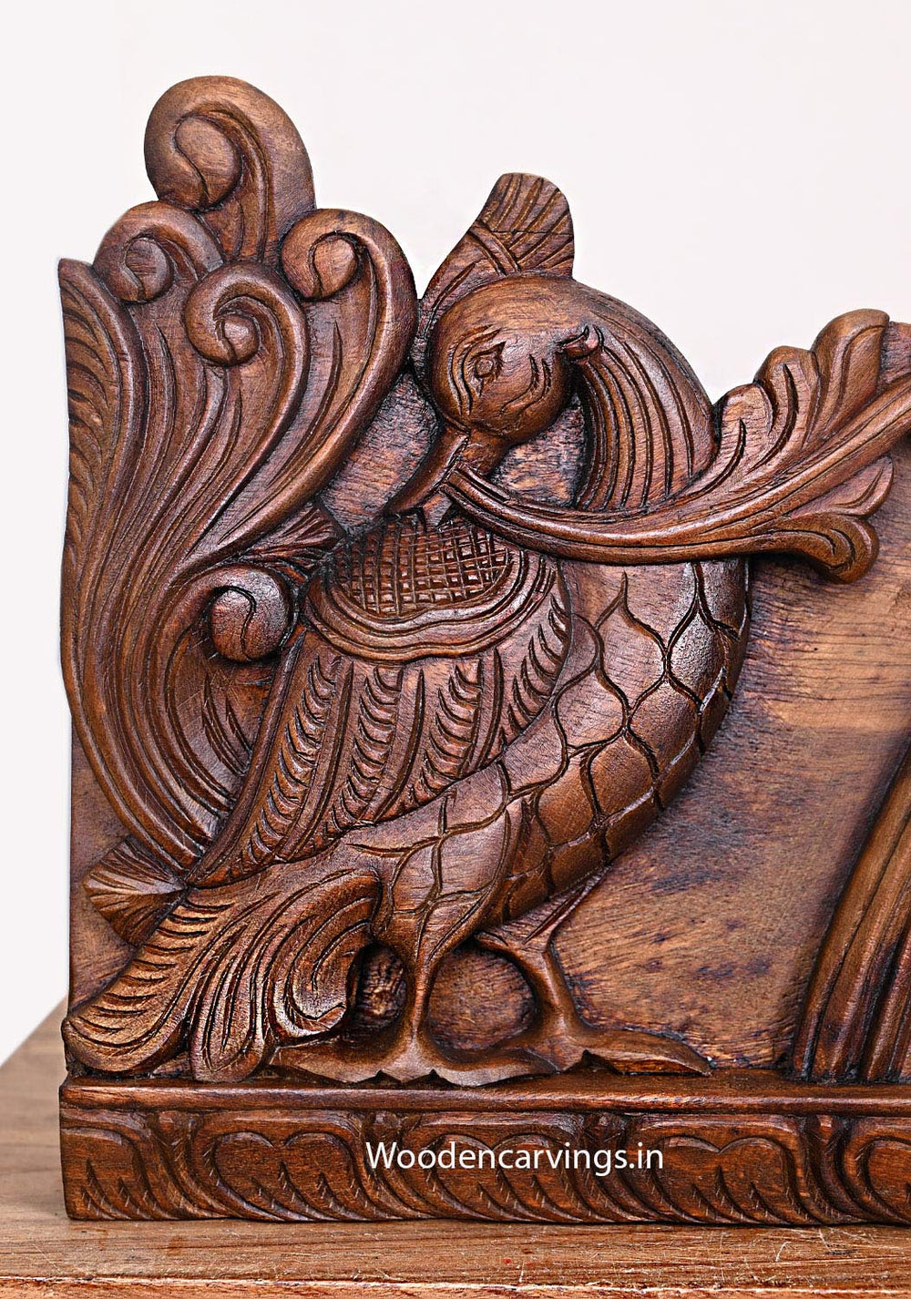 Gajalakshmi with Annapakshi Bird Wooden 