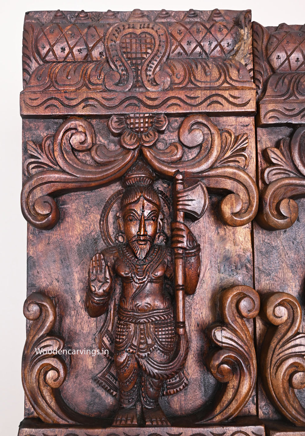 Temple Style Wooden Wall Hanging