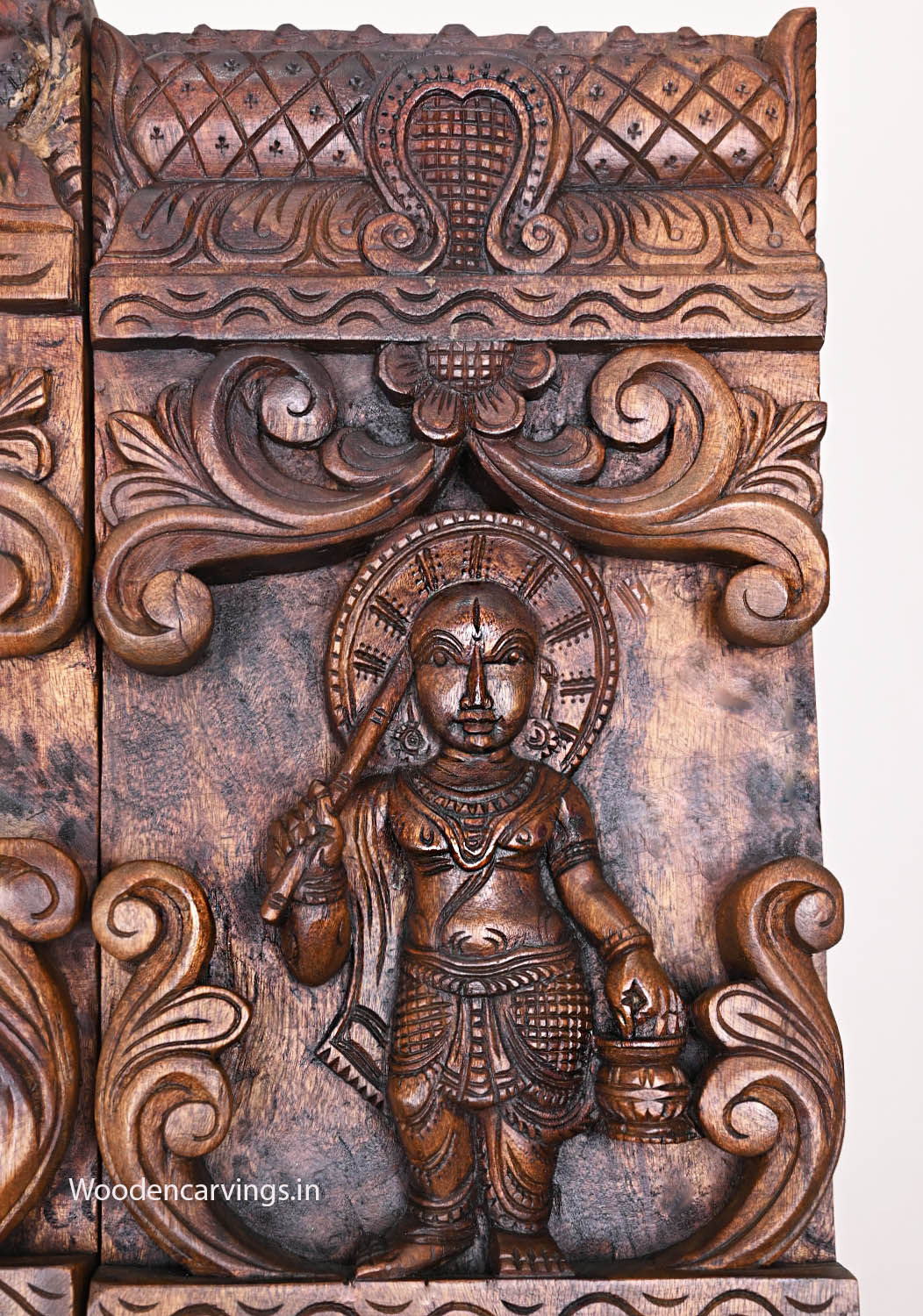 Temple Style Wooden Wall Hanging-66"