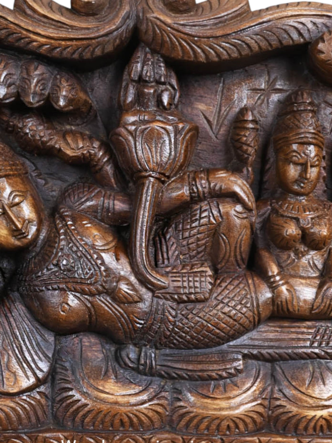 Lord Padmanabhaswamy on Adisesha Shri Mahalakshmi Panel 18"