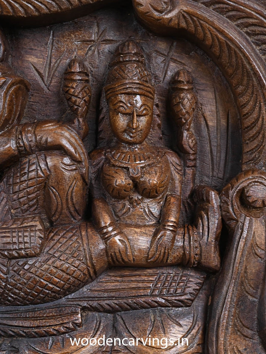 Lord Padmanabhaswamy on Adisesha Shri Mahalakshmi Panel 18"