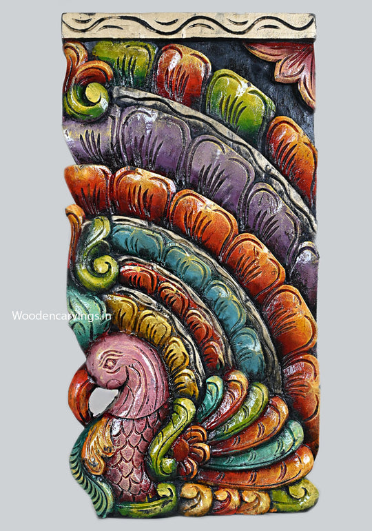 Colourful Peacock Wood