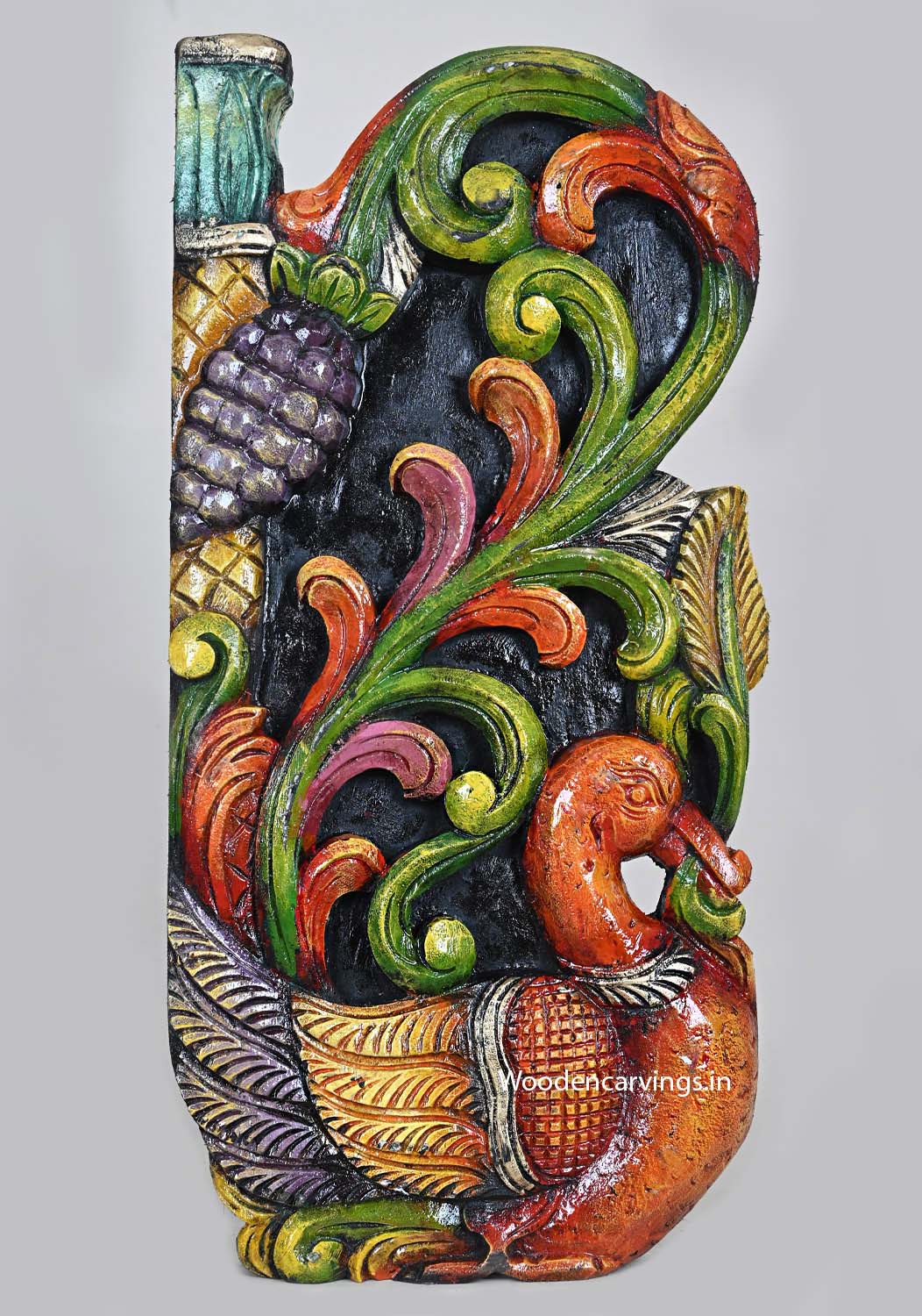 wooden  Peacock Wall Hanging