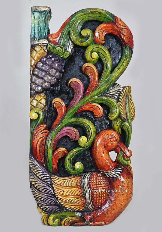 wooden  Peacock Wall Hanging