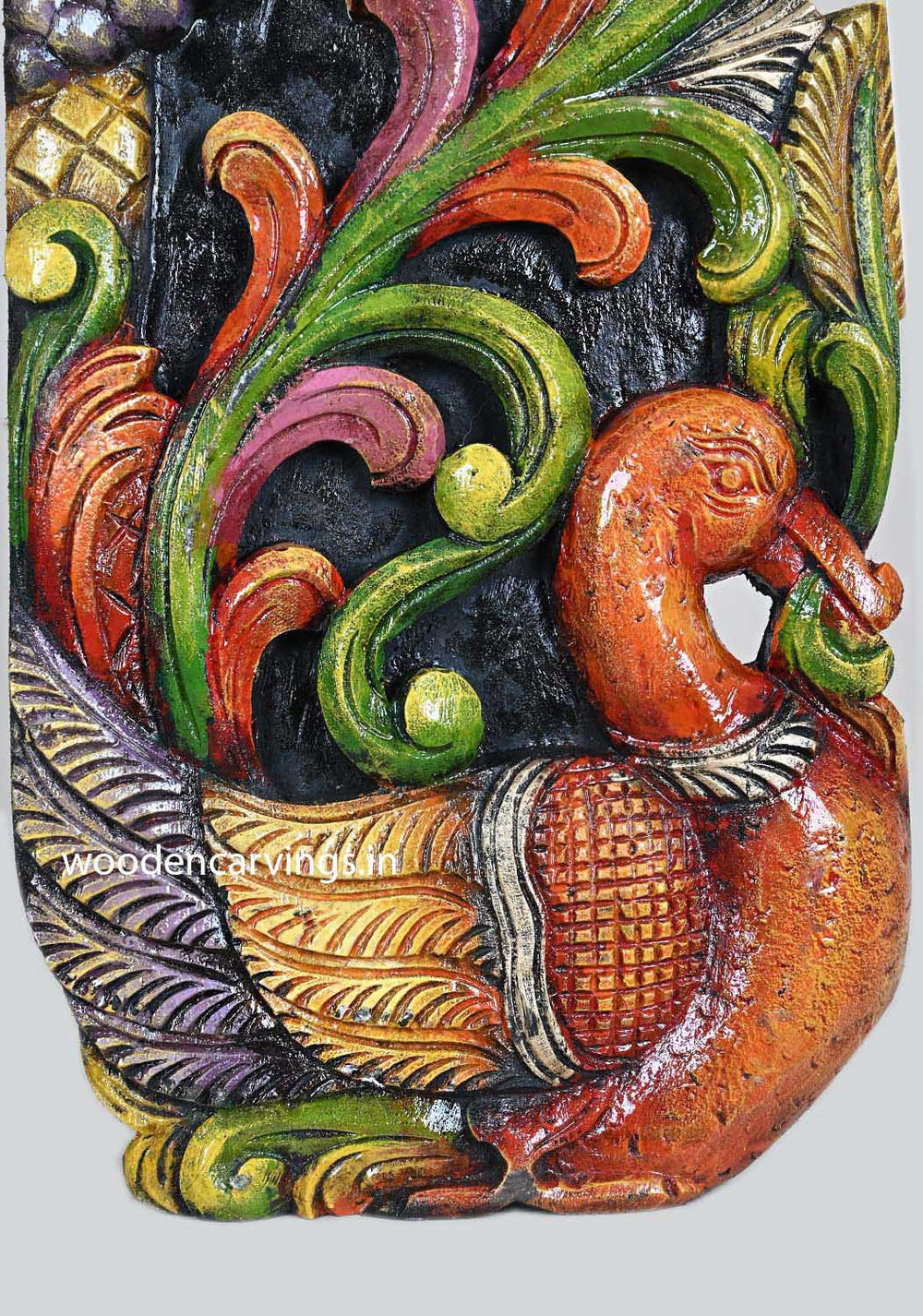 wooden  Peacock Wall Hanging