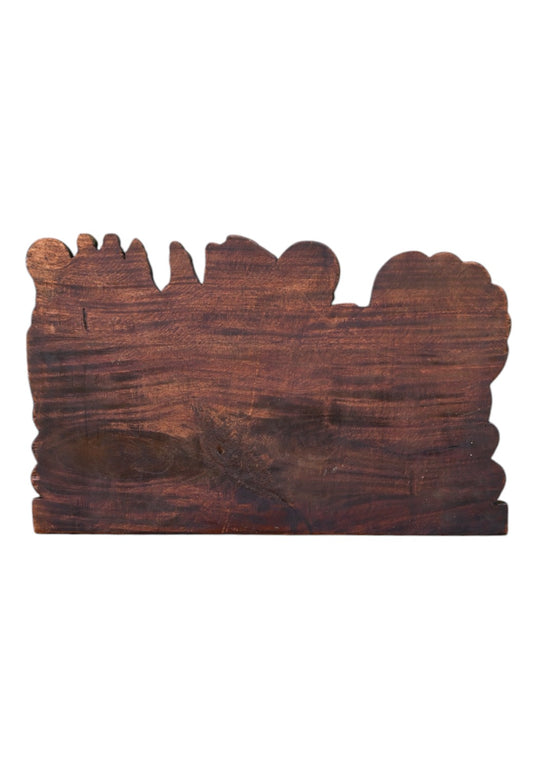 Finest Wooden Ranganathar Wall Hanging Panel | 24"