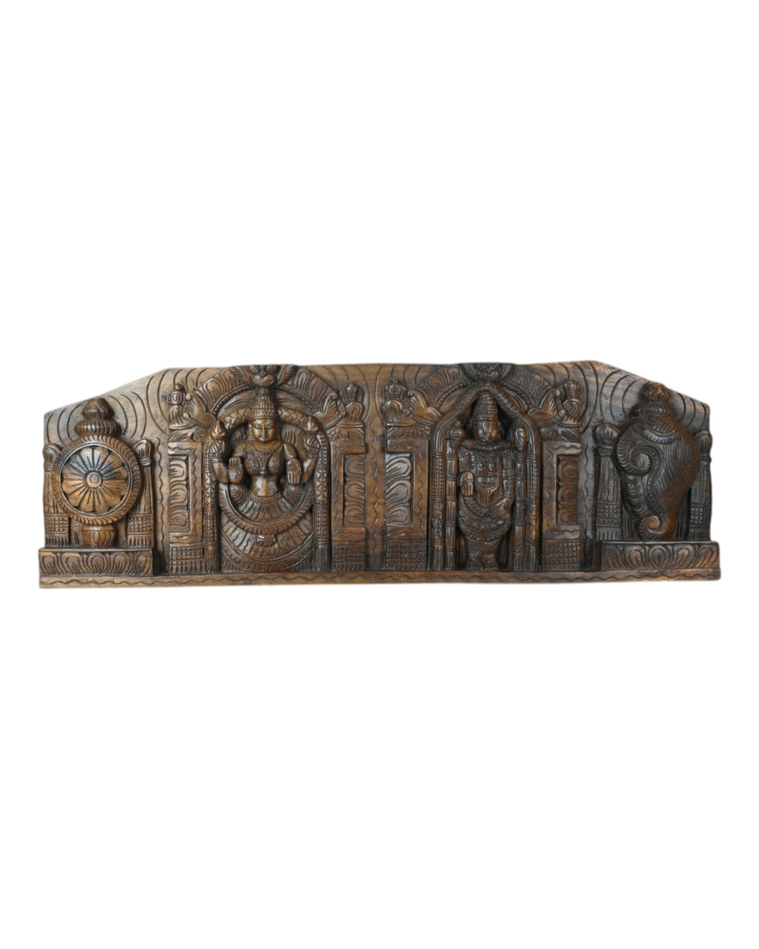 Horizontal Wall Mount Lord Lakshmi and Venkateshwara 36"