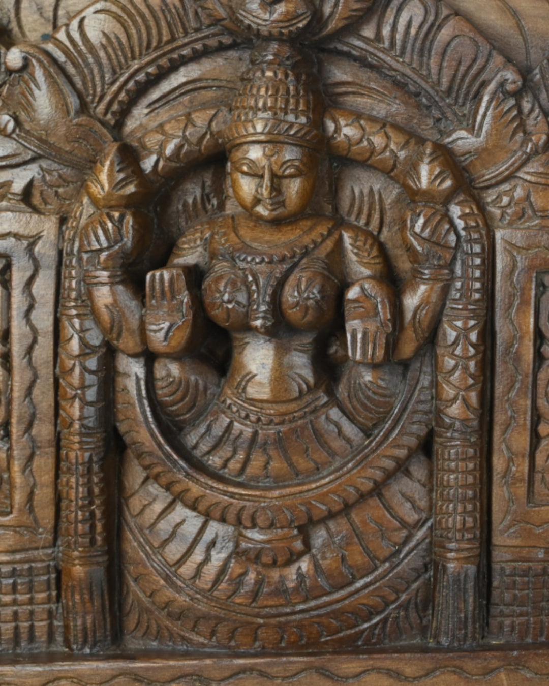 Horizontal Wall Mount Lord Lakshmi and Venkateshwara 36"