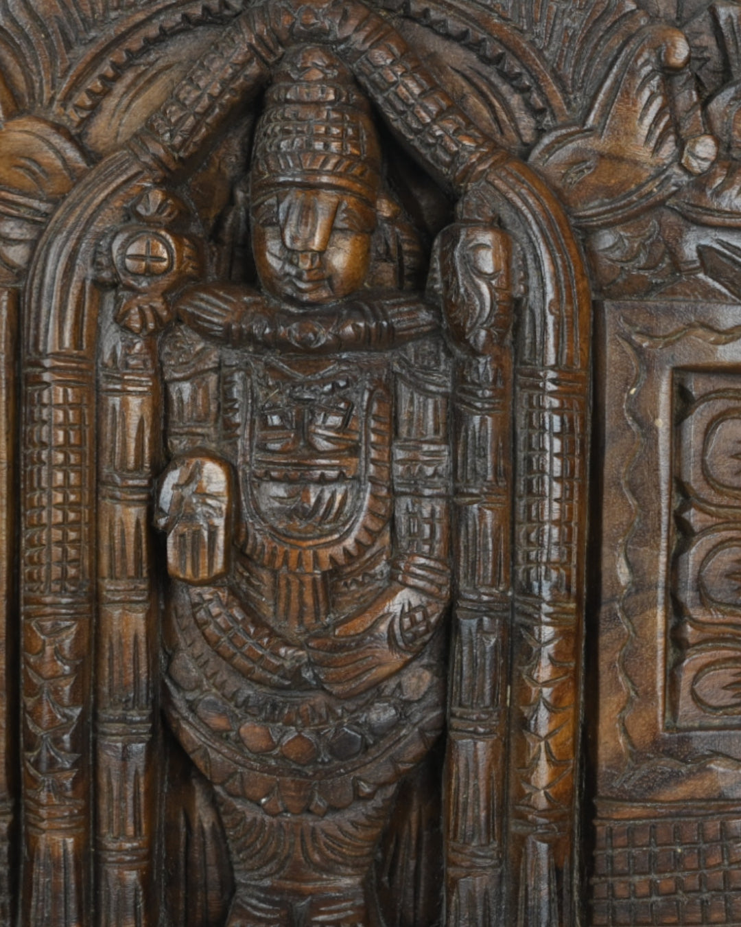 Horizontal Wall Mount Lord Lakshmi and Venkateshwara 36"