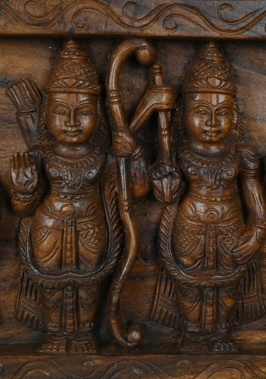 Lord Vishnu Dhasavathar Horizondal Wall Panel 48"
