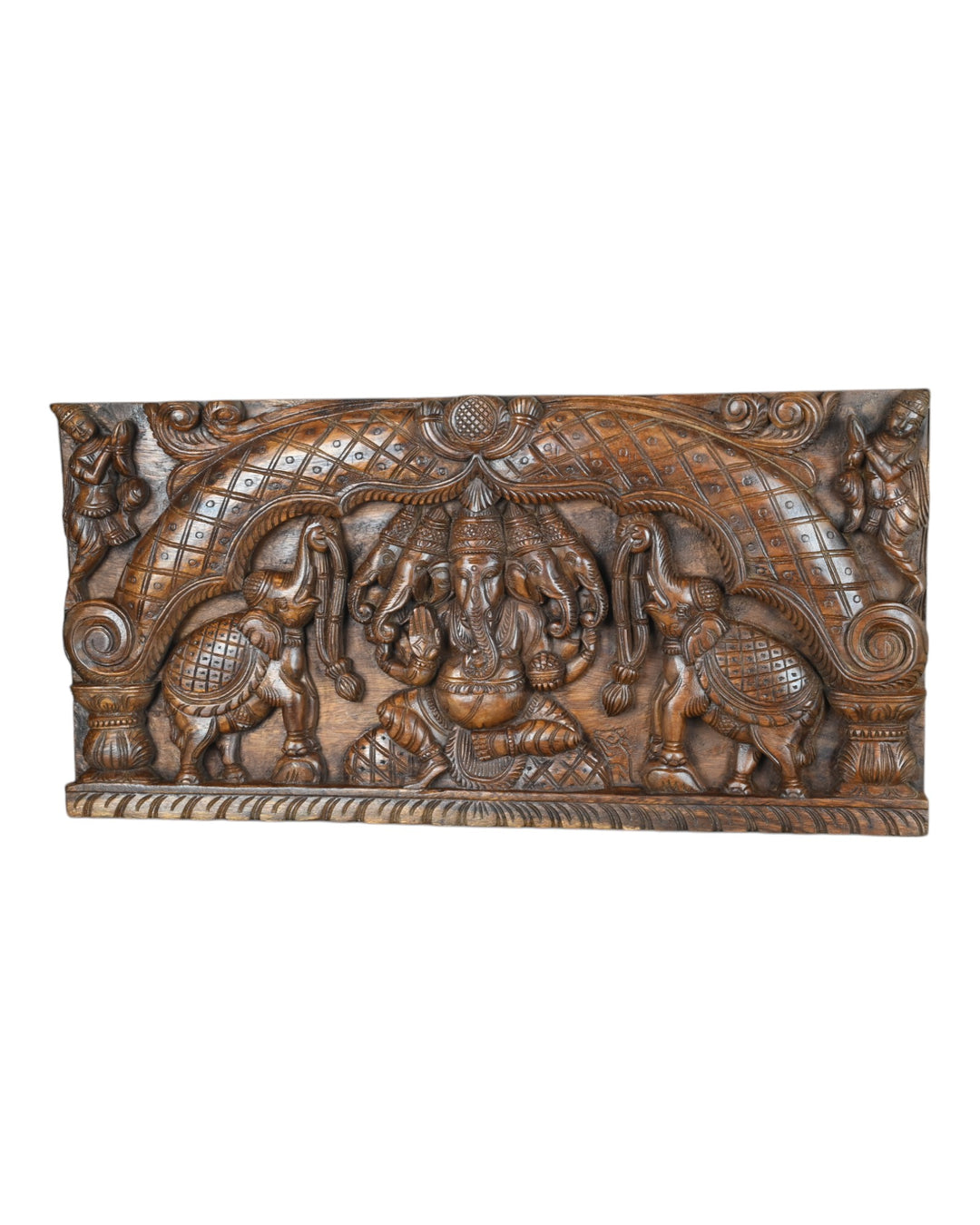 Panchamukhi Lord Ganesha Wall Panel 18"
